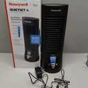 Honeywell QuietSet Personal Table Fan, Oscillating Personal Desk Fan with Quiet Operation, 4 Levels of Power and Sound, Black, HTF210B