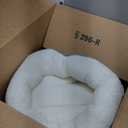 Love's cabin Round Donut Cat and Dog Cushion Bed, 20in Bed for Cats or Small Dogs, Anti-Slip & Water-Resistant Bottom, Super Soft Durable Fabric Pet Beds, Washable Luxury Cat & Dog Bed Gray (19.7"L x 19.7"W x 5.9"Th, Grey)