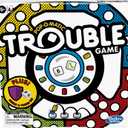 Hasbro Gaming Trouble Board Game, Includes Bonus Power Die and Shield, Family Game for 2-4 Players, Ages 5 and Up (Amazon Exclusive)