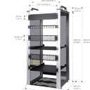 GeeekPi 12U Server Cabinet, 10 inch Server Rack for Network, Servers, Audio, and Video Equipment, DeskPi RackMate T2 Rackmount, 10.23 inch Depth