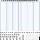 VEVOR Clear PVC Strip Curtain, 84 in Height x 38 in Width x 0.08 in Thickness, 6 PCS Walk in Freezer Cooler Curtain Strips, Thermal Insulating Plastic Door Strips for Warehouse, Freezer, Garage Doors