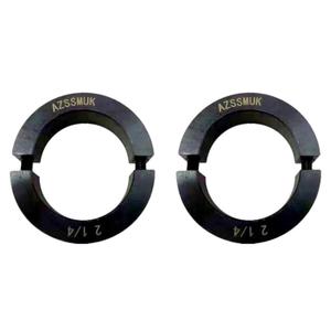 Shaft Collar Bore 2-1/4'' Double Split Black Oxide Set Screw Durable Shaft Collars Suitable for Machinery and Industrial Use 2 Pieces