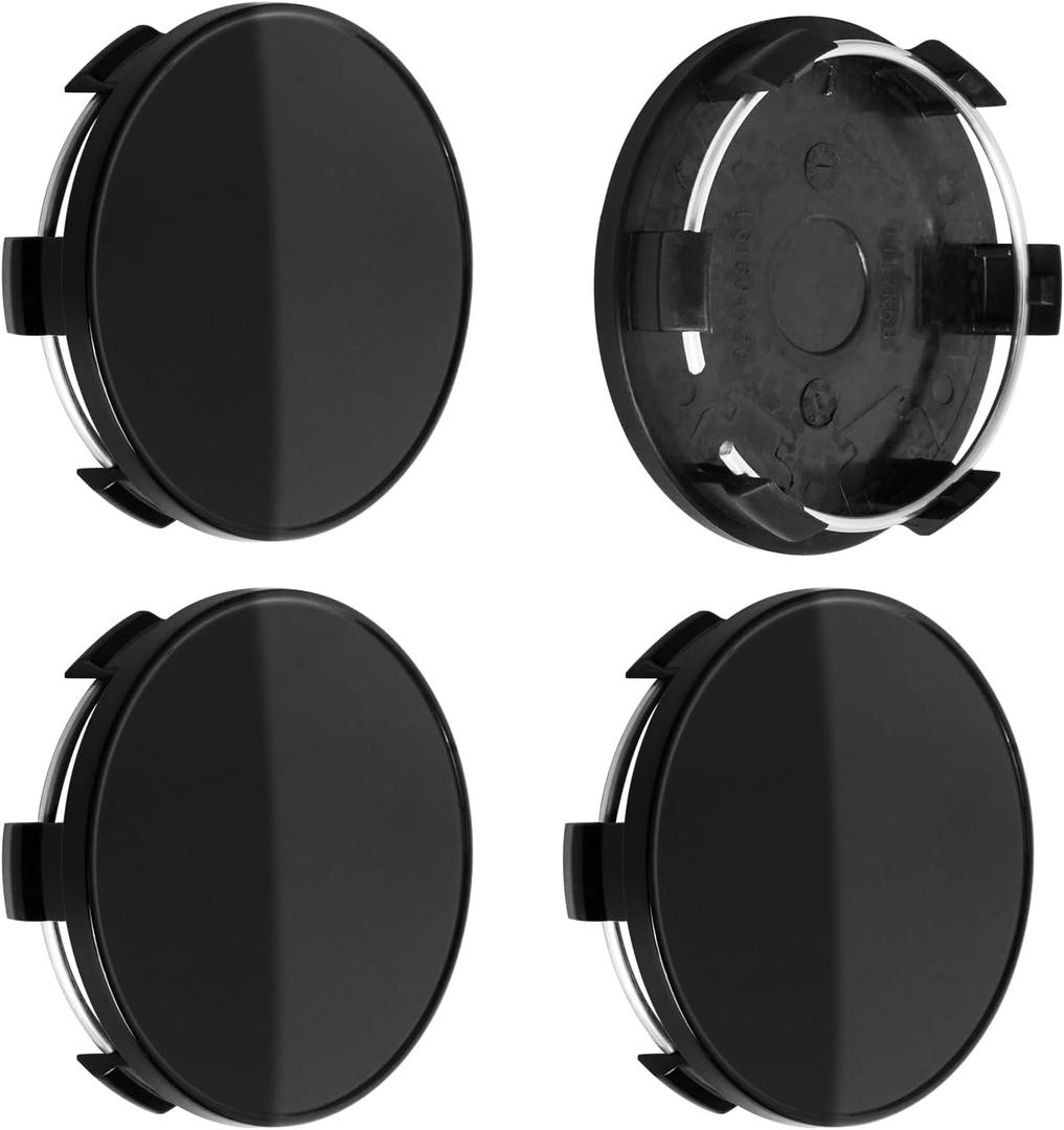 2.7Inch 68MM Wheel Center Caps for BMW 3 Series 4 Series 5 Series X Serires Z Series Rim Hub Caps 3613 6783 536, Pack of 4 (Gloss Black, Outer 69MM, Inner 65MM, Easy DIY Installation)