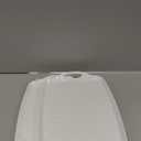 TP Serving Tray with Handles, Large Rectangle Melamine Serving Platter Set of 2, Pure White (19 x 12)