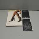 Citystl 3 Pairs Black Sheer Tights for Women - 20D Not Rip Control Top Pantyhose with Reinforced Toes - Resist Tears (Medium)