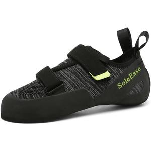 Entry-Level All-Around Men & Women Climbing Shoes for Gym and Sport Climbing (Black, 12.5 Narrow Women/12 Narrow Men
)