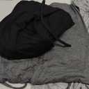 3 Pack Women's Lounge Pants Wide Leg Yoga Pants Loose Drawstring High Waisted Pajama Bottoms with Pockets (X-Large, Black, Dark Heather Gray, Light Heather Gray)