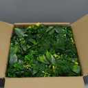 Boshen Artifical Grass Wall Backdrop 6PCS 10"x10" Boxwood Panels Grass Boxwood Hedge Wall Panels Greenery UV Protected Artificial Grass Wall Decor for Party Wedding Backyard Indoor Outdoor