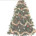 Ventray Christmas Tree Stand for Real Tree Up to 8 Ft, 13.66x13.66x4.1inches Classic Square Xmas Tree Pine Tree Base for Real Tree, Red