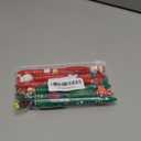 6 Pcs Cute Retractable Colorful Christmas Gel Pens - Aesthetic Pens, Fine Point Black Ink, Smooth Writing Office School Supplies for Women Girls Boys Men (6 Pcs Christmas)