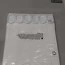 Arayarser Waterproof Plastic Shower Curtain 48x48 for Bathroom Window, Heavy Duty Vinyl Shower Window Curtain 48W x 48H, White