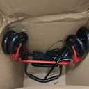 Drive Medical Rollator Walker with Seat - Stable Mobility Support - Height Adjustable - Durable Steel Frame Construction - Smooth 7.5" Wheels - Foldable Frame - 350 Lb Limit - Red