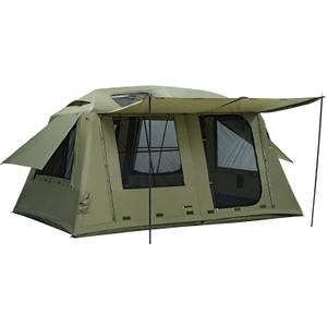 MC TOMOUNT Inflatable Tents for Camping, 6/8/10 Person Large Family Blow Up Camping Tent with Hand Pump, Easy Setup Air Glamping Tent for Outdoor Picnic Party