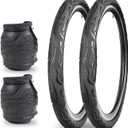 Moutain Bike Tires 20/24/26 Inch Folding Replacement Tire for MTB Mountain BicycleNon-Slip1/2 Tires