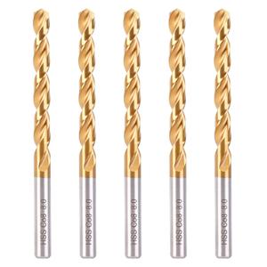 M42 Cobalt Drill Bit Set, Metric 8mm Drill bit 5PCS, Metal Drill bit Set for Steel, Titanium Coated HSS-Co Metal Drill bit Set for Steel,Stainless Steel,Bolt and Stud Removing