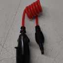 MaxxHaul 70086 7-Way Round to 4-Way Flat Trailer Plug Adaptor with 18 Inch Flexible Cable Which Extends To 36 Inches , Red