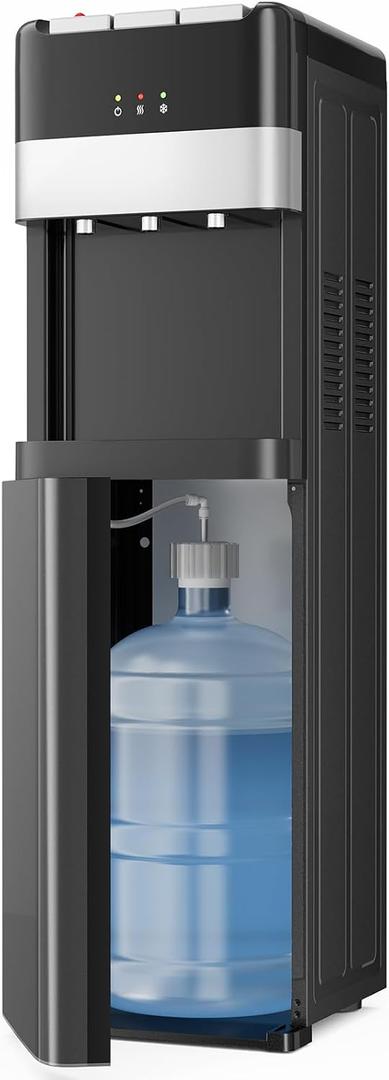 NEWBULIG Bottom Loading Water Dispenser for 5 Gallon Bottle, Water Cooler
Child Safety Lock, Quiet Under 50dB, Hot, Cold & Room Temp Spouts, ABS Construction, Home Office Fit, Stainless Steel