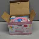 Electric Air Balloon Pump, Portable Dual Nozzle Electric Balloon Inflator/Blower for Party Decoration,Used to Quickly Fill Balloons - 110V 600W [Blue] (pink)