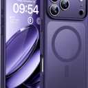 TOCOL for iPhone 17 Pro Case, Compatible with Magsafe Charger, Full Camera Protection, Translucent Matte Phone Case for 17 Pro 6.3 inch (Midnight Purple)