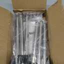 Heeyoo Dog Pooper Scooper, Dog Poop Tray and Rake Set, Pet Waste Removal Scoop with Long Adjustable Sectional Stainless Handles