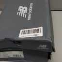 New Balance Women's 574 Core Sneaker, Black/White/Gray, 10 Wide