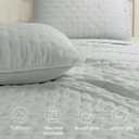 ROARINGWILD Queen Size Quilt Bedding Sets with Pillow Shams, Sage Green Lightweight Bedspread Coverlet, Quilted Blanket Thin Comforter Bed Cover, All Season, 3 Pieces, 90x90 inches