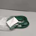 DEWENWILS Christmas Outdoor Extension Cord 1 to 3 Splitter, Total 12FT, 13A 125V 1625W 16/3C SJTW Extension Cord Outdoor, Heavy Duty Extension Cord for Holiday Decorations, Outdoor Light, ETL (Green)