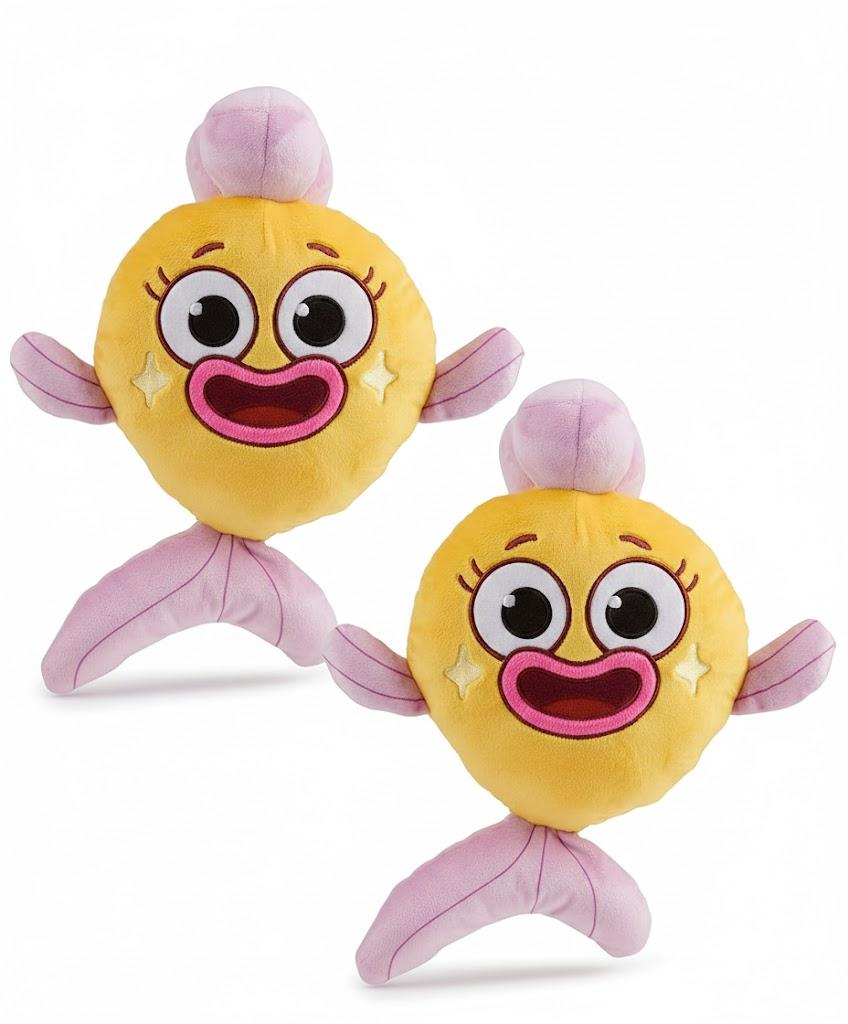 WowWee Pinkfong Baby Shark Offical 12" Fin Friend Plush with Sound - Goldie, Yellow