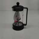 Bodum 34 oz Brazil French Press Coffee Maker, High-Heat Borosilicate Glass, Black - Made in Portugal