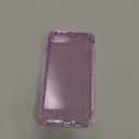 Hython Case for iPhone 8 Plus, iPhone 7 Plus Case, Crystal Clear Glitter Transparent Defender Protective Bling Sparkle Hard Shell Hybrid Shockproof Rubber Bumper Phone Cover, Purple Glitter