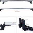 GXYWADY Universal Roof Rack Cross Bars 48 330LB Car Top Roof Cross Bar Luggage Cargo Carrier Rack w/ 3 Kinds Clamp Silver