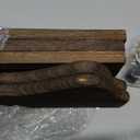 3-Tier Solid Wood Wall Shelf, Scalloped Edge Floating Shelves Wall Mounted, Vintage Rustic Decorative Display Shelf for Trinket & Figurine, Farmhouse Home Decor for Living Room, Bedroom, Bathroom, 18.7" W x 18.9" H x 4.7" D