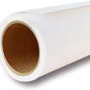 Seamless Photo Photography Background Paper Roll for Photoshoot, Paper Backdrop for Photography (Snow White, 53" x16')