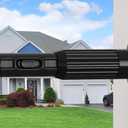 Extra Long Tension Rods 40-166 In (4-14Ft), 1.26"-One-bond stretching, Adjustable Curtain Rods No Drilling Outdoor Curtain Rods for Patio, Drill Free Tension Rod for Window & Bathroom, Black