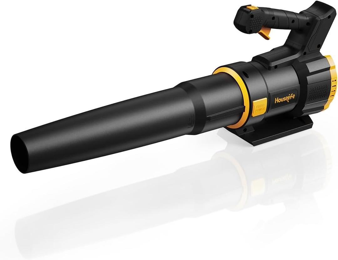 650 CFM Heavy-Duty Cordless Leaf Blower Compatible with DeWalt 20V MAX Battery, 200 MPH with Stepless Variable Speed & Turbo Mode, Battery Powered Handheld Blower for Yard Care & Debris (Tool Only)