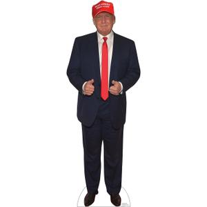 Cardboard People Donald Trump Life Size Cardboard Cutout Standup, 74" x 27"