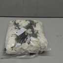 Flojery Silk Hydrangea Heads Artificial Flowers Heads with Stems for Home Wedding Decor,Pack of 10 (White)