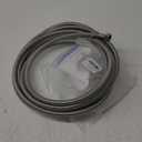 Dishwasher Installation Kit - 15 FT Stainless Steel Braided Dishwasher Hose kit,Food Grade PEX Inner Tube Dishwasher Water Line with 3/8"x3/8"x3/8" Tee Stop Valve,3/8"x3/8"MIP Elbow,3/8"x3/4"FHT Elbow