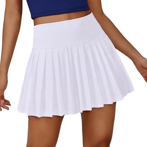 PINSPARK Pleated Tennis Skirts for Women High Waist Golf Skirt Lightweight Mini Athletic Skorts for Pickleball Workout M PINSPARK Pleated Tennis Skirts for Women High Waist Golf Skirt Lightweight Mini Athletic Skorts for Pickleball Workout M