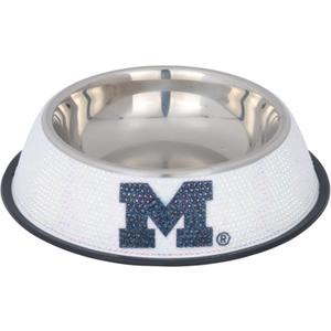 The Memory Company | Licensed NCAA Bling Team Logo Stainless Pet Bowl