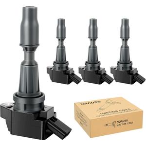 NPAUTO Ignition Coil Pack compatible with 2015 2016 2017 2018 2019 Hyundai Sonata, Kia Optima, Hyundai Santa Fe Sport Tucson Veloster, Kia Sorento Sportage Stinger, L4 2.4 2.0, Set of 4