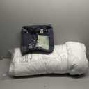 Litanika California King Comforter Set White - 3 Pieces Cal King Lightweight Soft Plain Bed Comforter, Oversized Down Alternative Bedding Set - Machine Washable (104x96In, 2 Pillowcases)