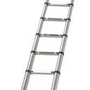Lippert On-The-Go Portable, Telescoping RV Ladder - 14.5' — Enhanced Stability and Safety - Retracts to 35.75" - Sturdy 330 lb. Capacity - Compatible with Lippert Ladder Receiver - 2021126697
