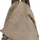 KL928 Canvas Vintage Backpack Large Casual Daypack Outdoor Travel Rucksack Hiking Backpacks for Men Women