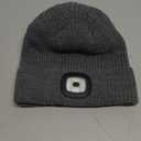 Stocking Stuffers for Adults Men, Bluetooth Beanie Hat with Light, Christmas Stocking Stuffers for Teen Boys (Grey)