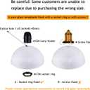 Alabaster White Replacement Glass Shade for Medium Base Socket Floor Lamp, Torchiere Lamp, E26 Base, 1-5/8" Fitter, 12" Diameter x 5.5" Height