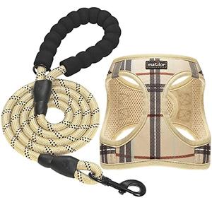 Matilor Dog Harness Step-in Breathable Puppy Cat Dog Vest Harnesses for  Dogs, L