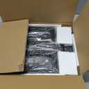 Step Stools for Adults Kids with Non-Slip Rubber Feet, Heavy Duty Wide Wooden Stepping 500-LBS Capacity Bedroom Kitchen Bathroom, Sturdy Bed Steps High Beds, Easy Assembly, Black