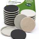 Furniture Sliders 16 PCS - 2 in 1 in 3 1/2 inch or 4 inch- Furniture Sliders for Carpet & Hardwood Floors! Furniture Movers Sliders & Sliders for Moving Furniture Easily & Safely!