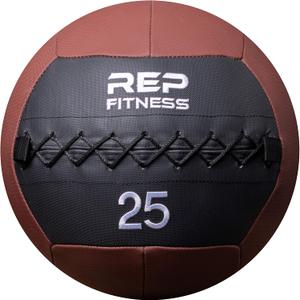 REP Weighted Slam Balls for Home Gym Fitness | 25 lb Soft Textured Medicine Ball Size | Heavy Sand-Filled Workout Weights for Strength, Core Training, Crossfit, Conditioning & Slam Ball Exercises, 25 lb
